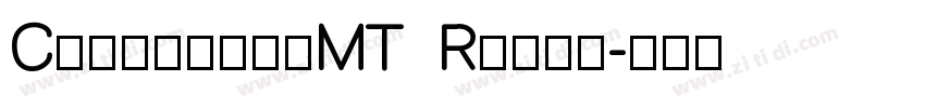 CastellarMT Roman字体转换